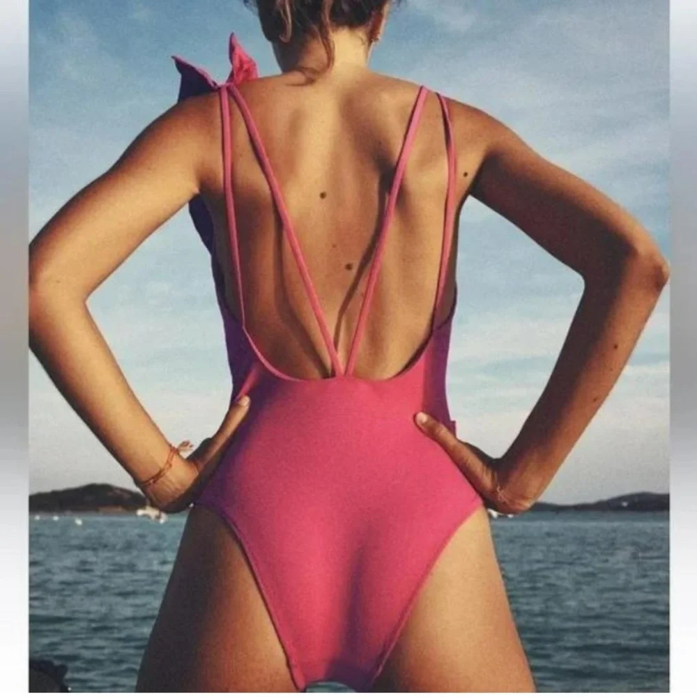 ZARA RUFFLE SWIMSUIT - Picture 2 of 4